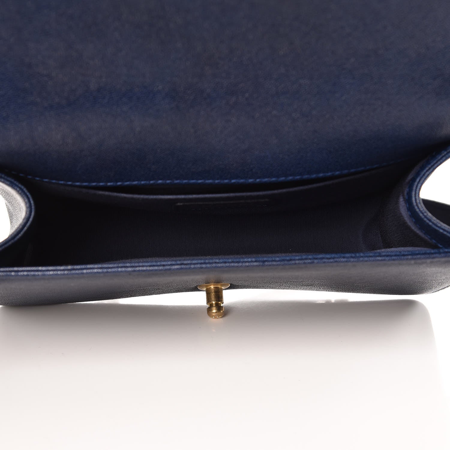 Chanel Caviar Quilted Medium Boy Flap Dark Blue 5 of 10