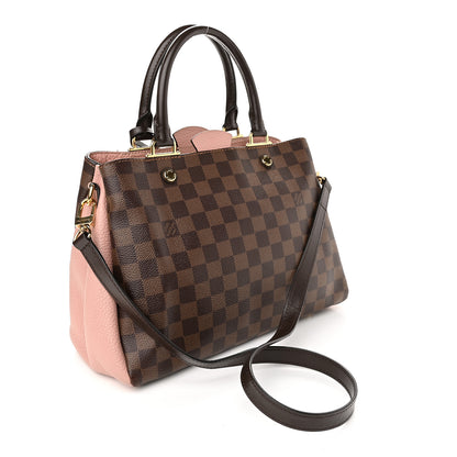 Louis Vuitton Damier Ebene Cuir Taurillon Brittany Magnolia 3 of 11