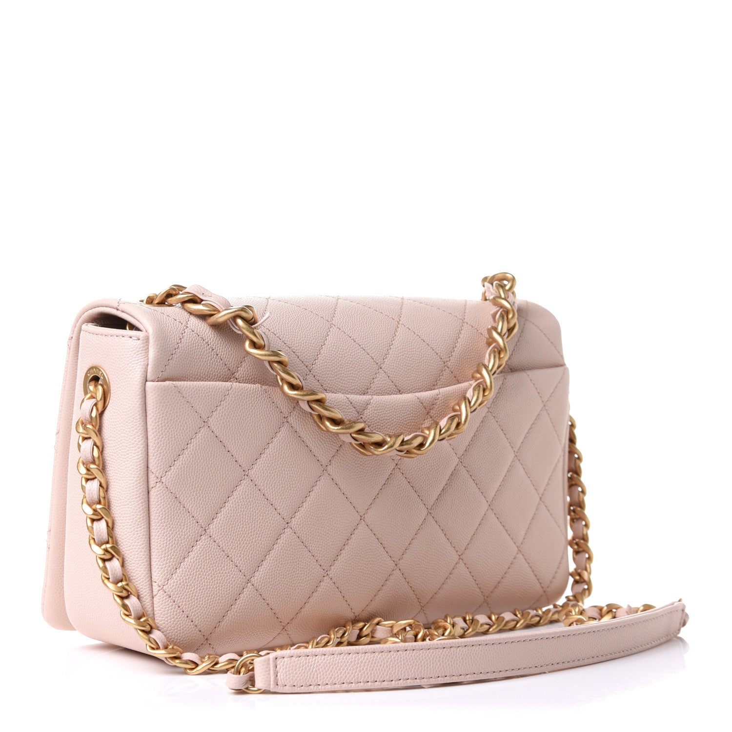 Chanel Caviar Quilted Medium Fashion Therapy Flap Beige 2 of 12
