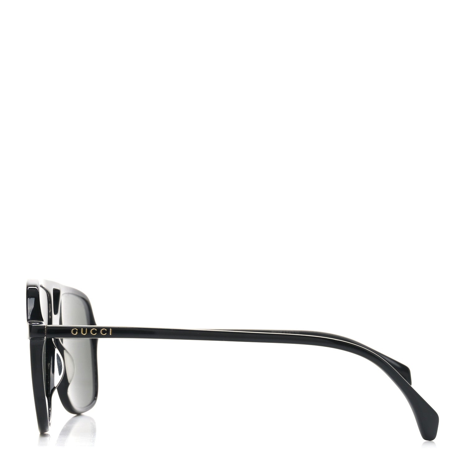 Gucci Acetate Brow Bar Aviator Sunglasses GG0545S Black 3 of 7