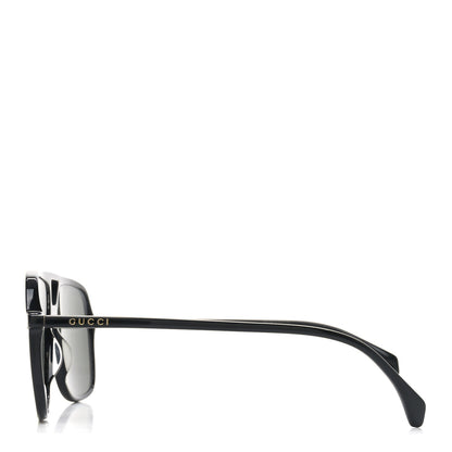 Gucci Acetate Brow Bar Aviator Sunglasses GG0545S Black 3 of 7