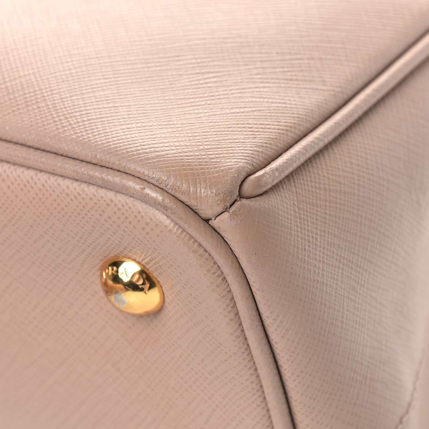 Saffiano Lux Small Tote Cammeo