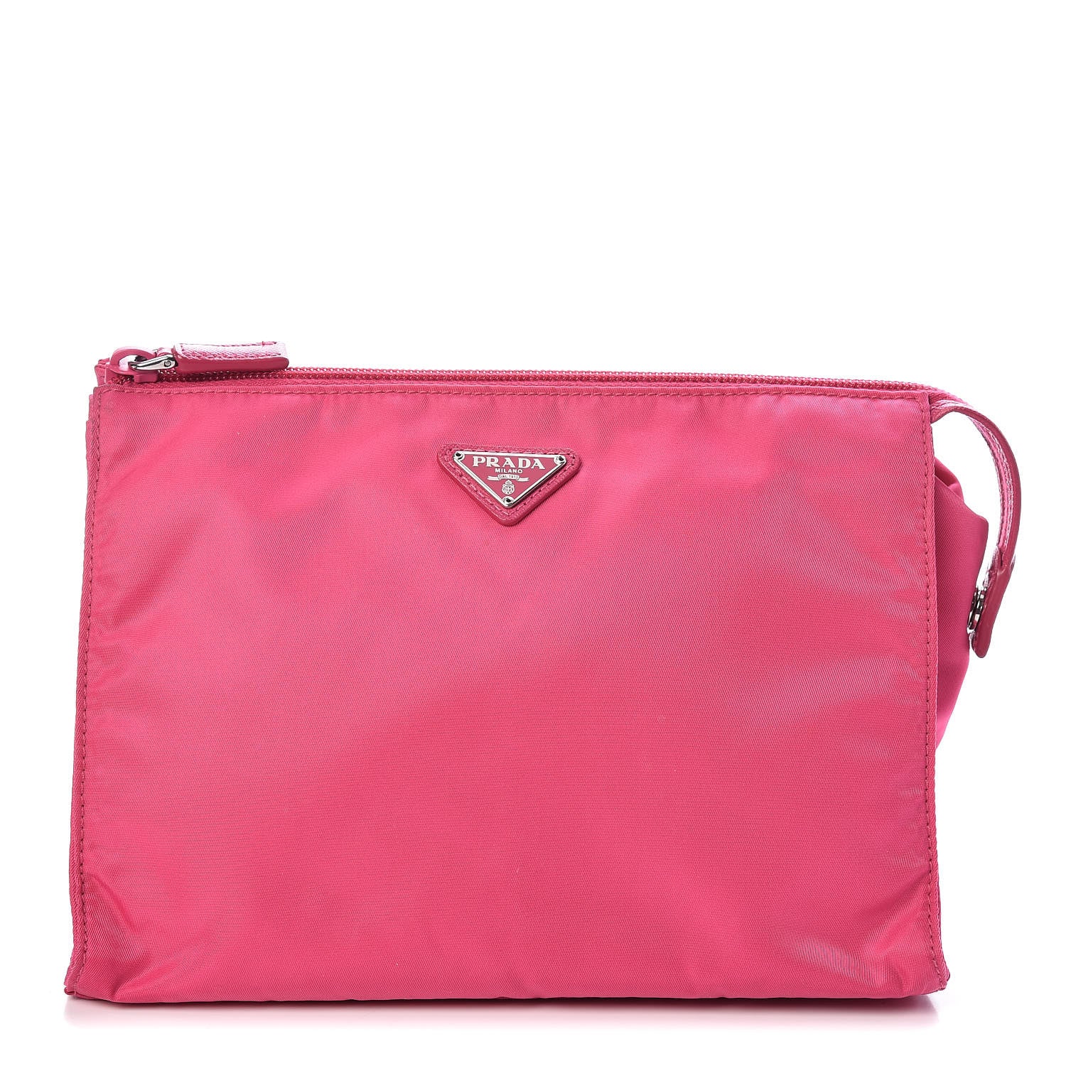 Prada Nylon Vela Cosmetic Pouch Fuxia 1 of 8