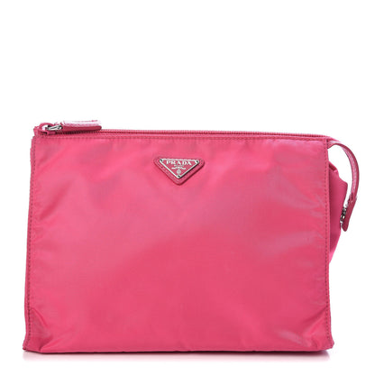 Prada Nylon Vela Cosmetic Pouch Fuxia 1 of 8