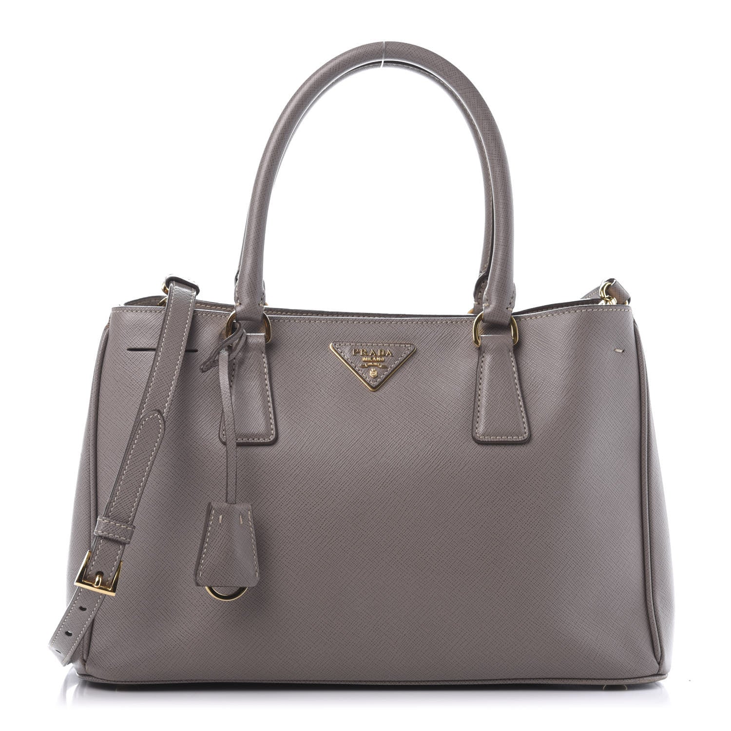 Prada Saffiano Lux Medium Tote Argilla 1 of 10