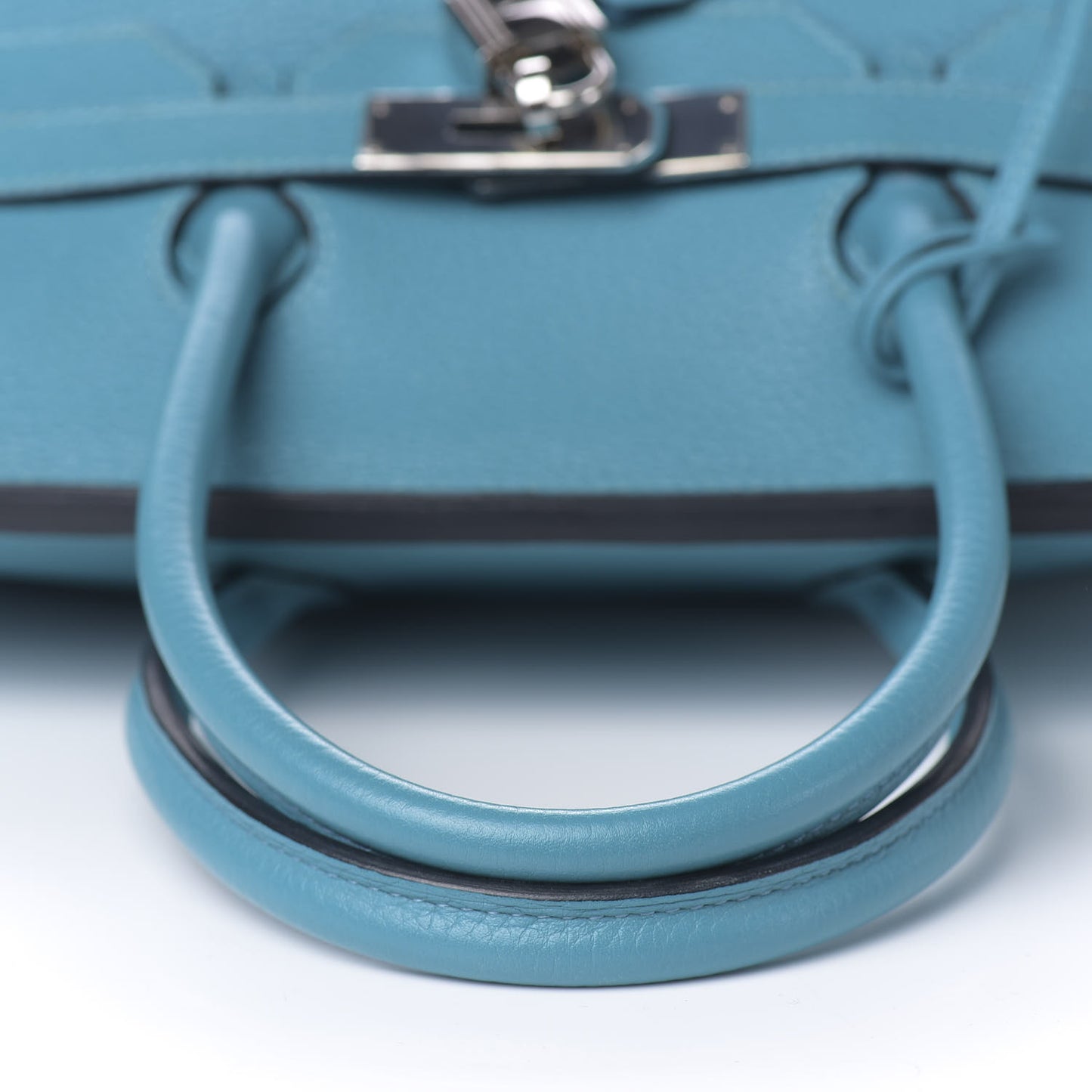 Taurillon Clemence Birkin 35 Turquoise