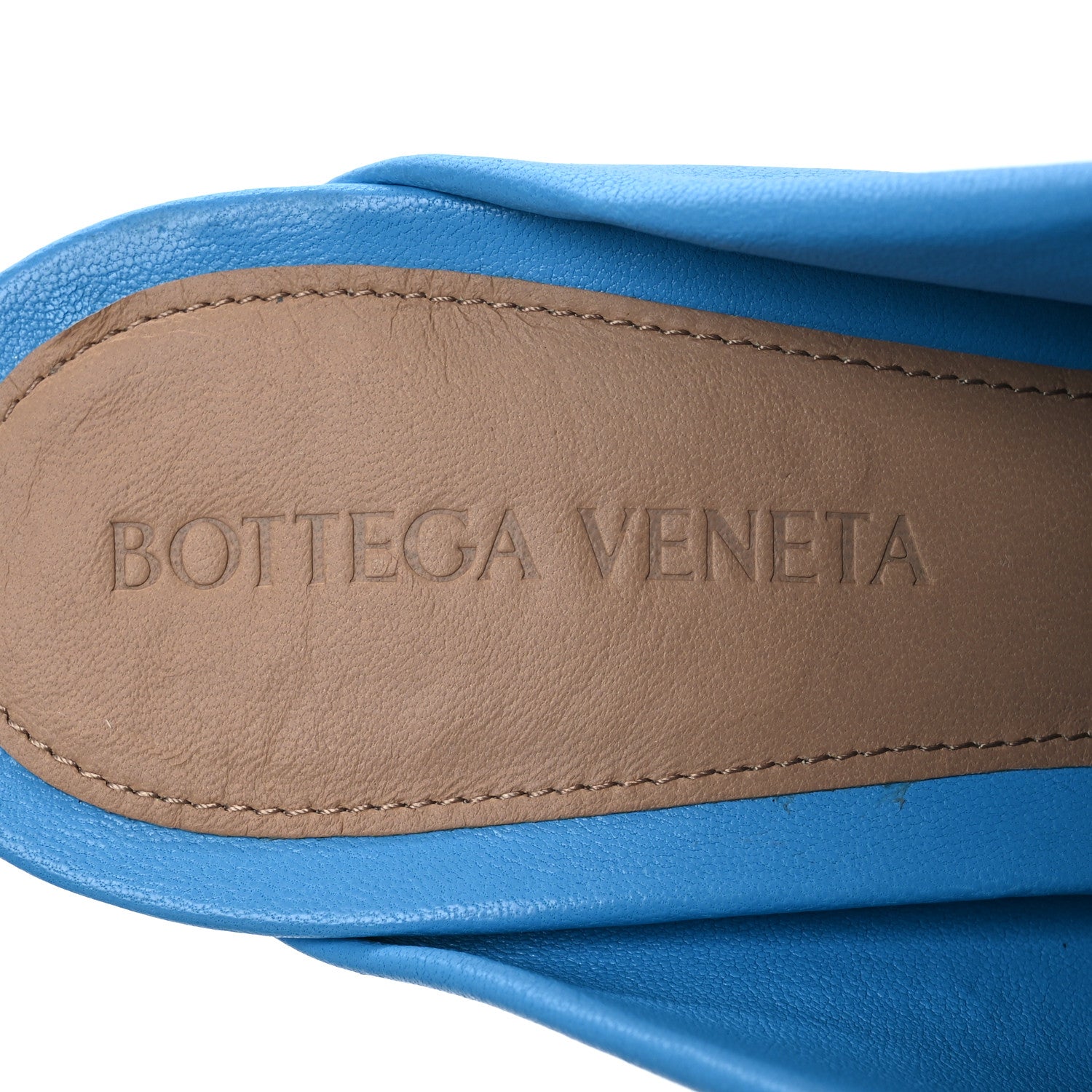 Bottega Veneta Stretch Nappa The Bold Mules 36.5 Sky Blue 9 of 12
