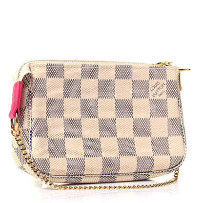 Louis Vuitton Damier Azur 2015 Christmas Animation Mini Pochette Accessories 2 of 4