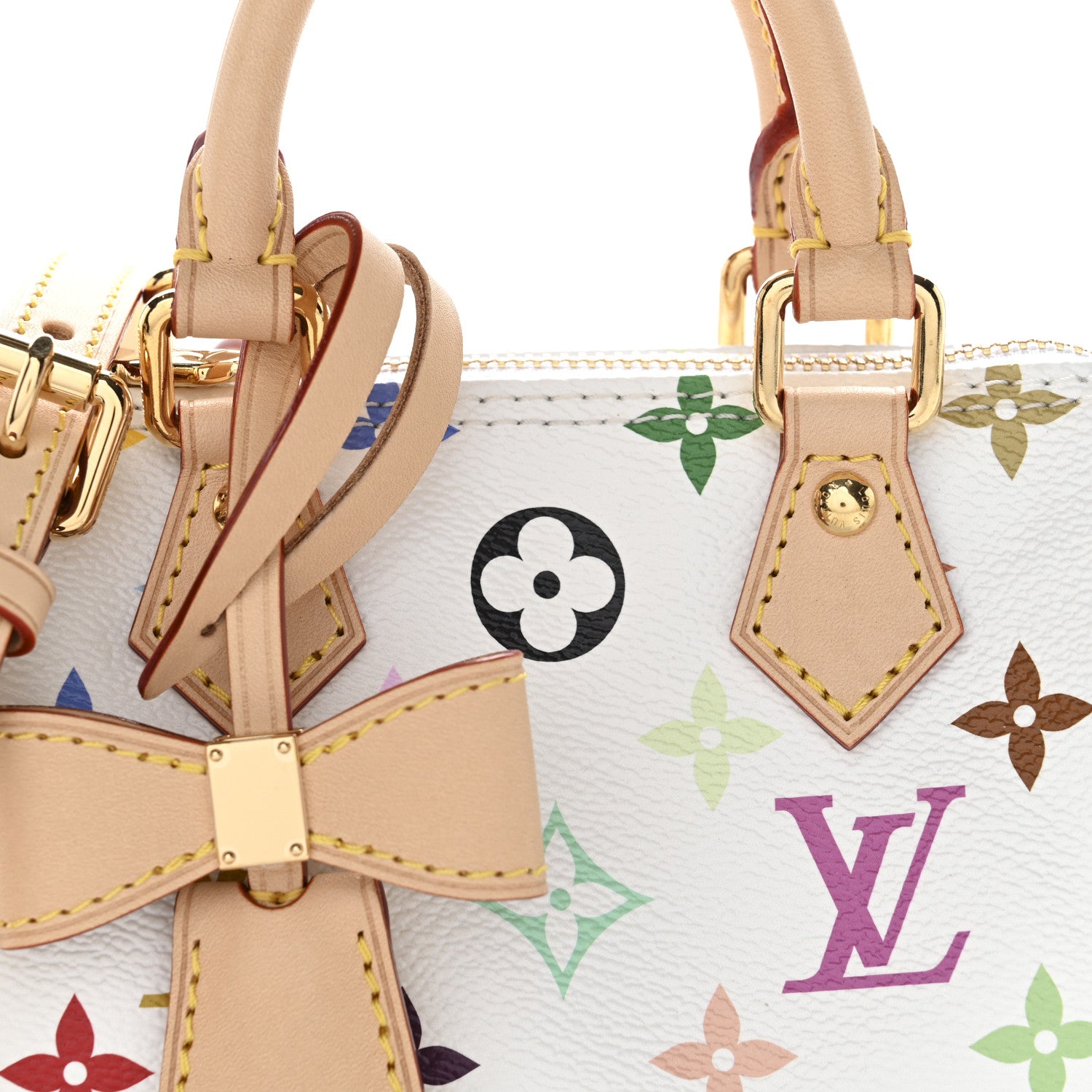 Louis Vuitton LV X TM Monogram Multicolor Nano Speedy White 7 of 10