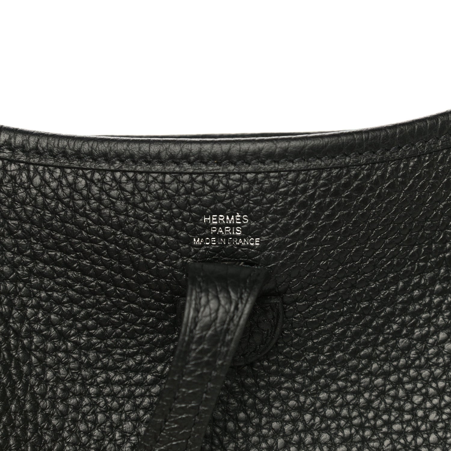 Hermes Taurillon Clemence Evelyne TPM Black 10 of 19