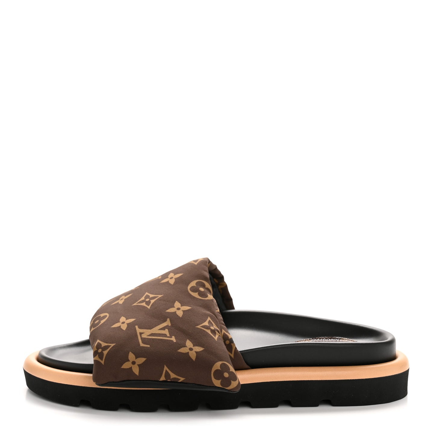 Nylon Monogram Pool Pillow Comfort Mule 40 Cacao Brown
