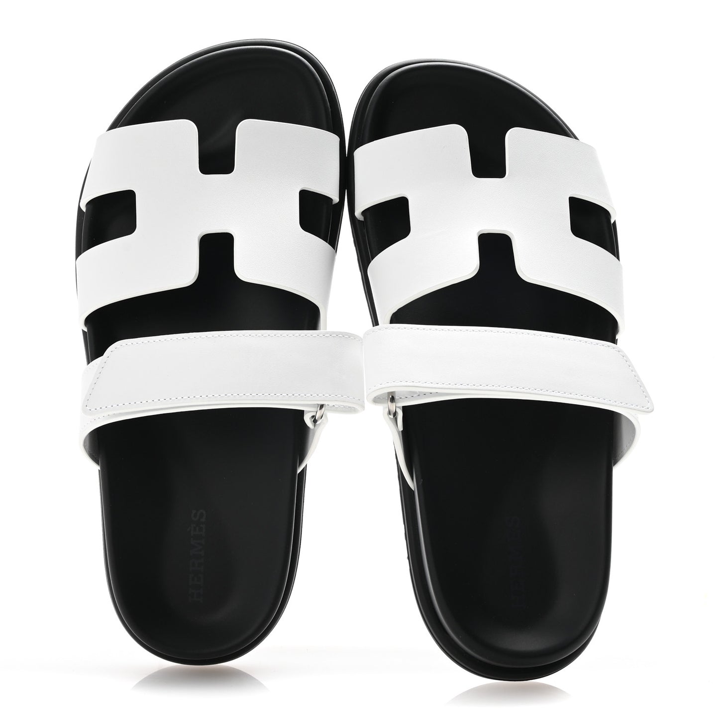 Calfskin Womens Chypre Sandals 36 White