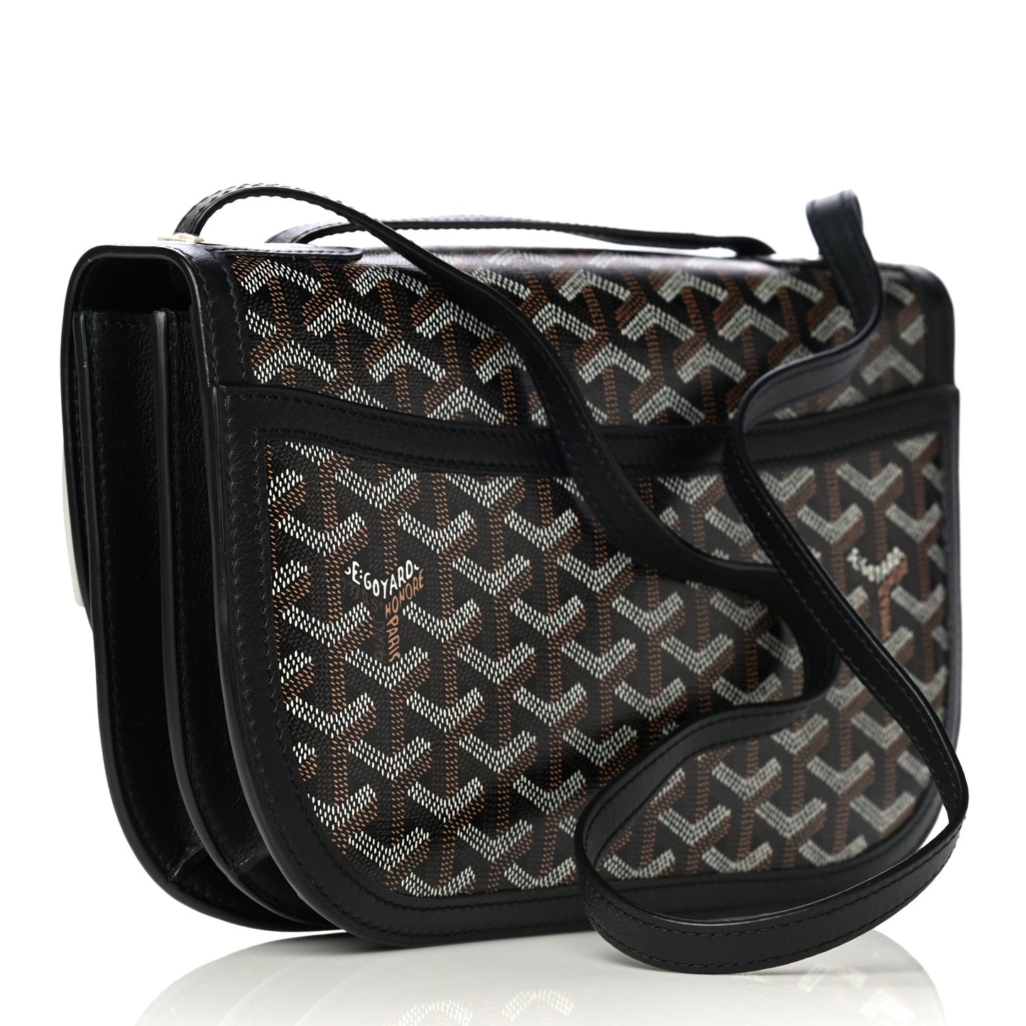 Goyardine 233 PM Shoulder Bag Black