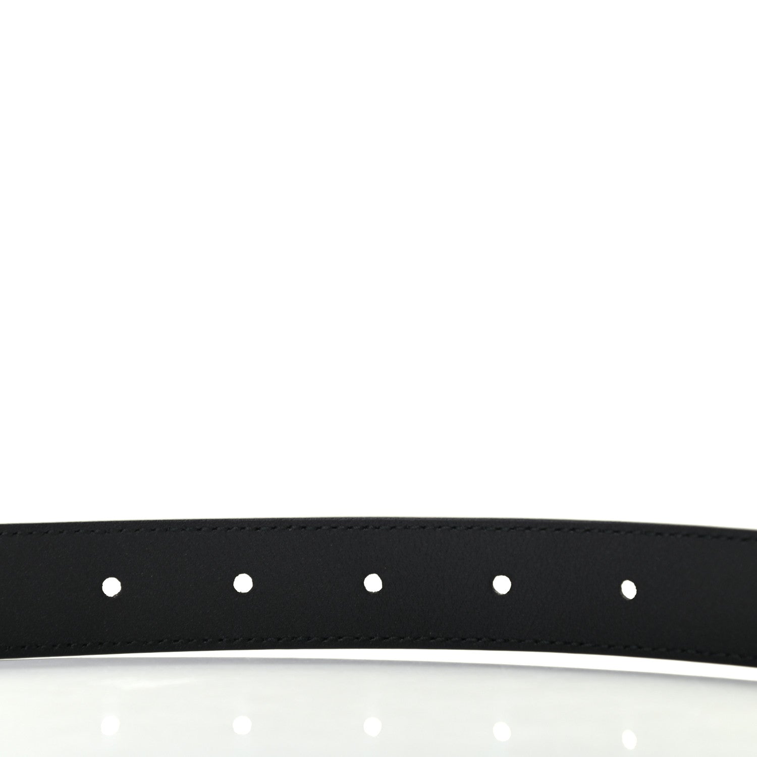 Gucci Moon Calfskin Torchon Double G 25mm Belt 95 38 Black 3 of 5