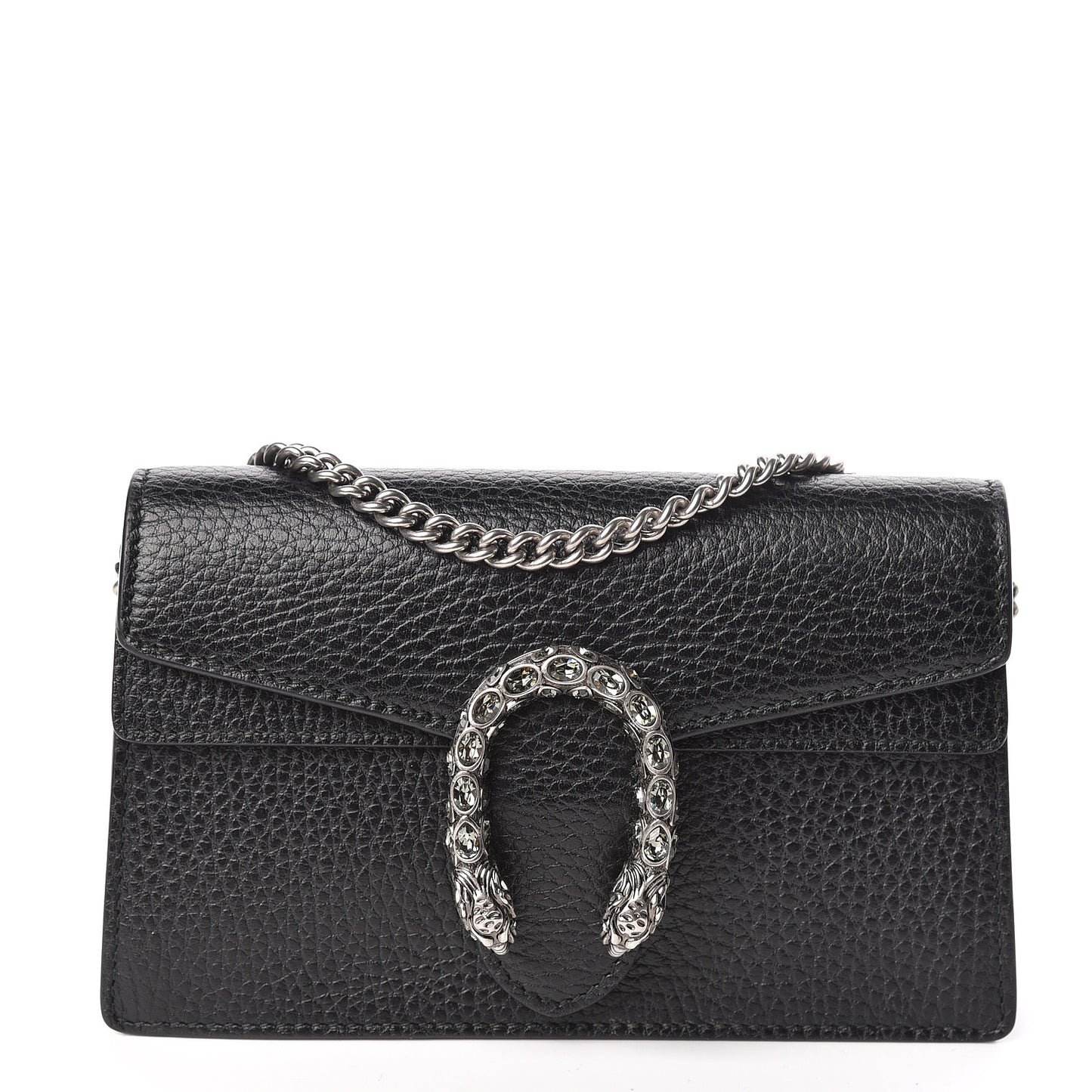Calfskin Super Mini Dionysus Shoulder Bag Black