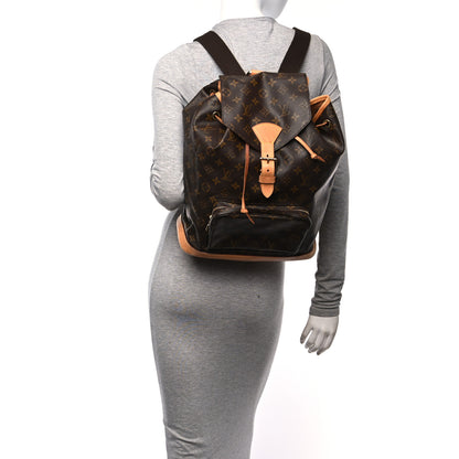 Louis Vuitton Monogram Montsouris GM Backpack 2 of 10