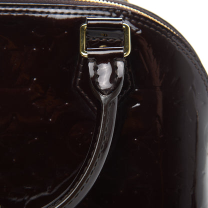 Louis Vuitton Vernis Alma BB Amarante 10 of 12