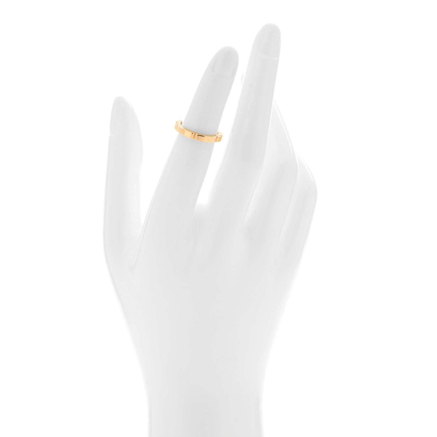 Cartier 18K Yellow Gold 2.5mm Maillon Panthere Wedding Band Ring 47 4 2 of 4
