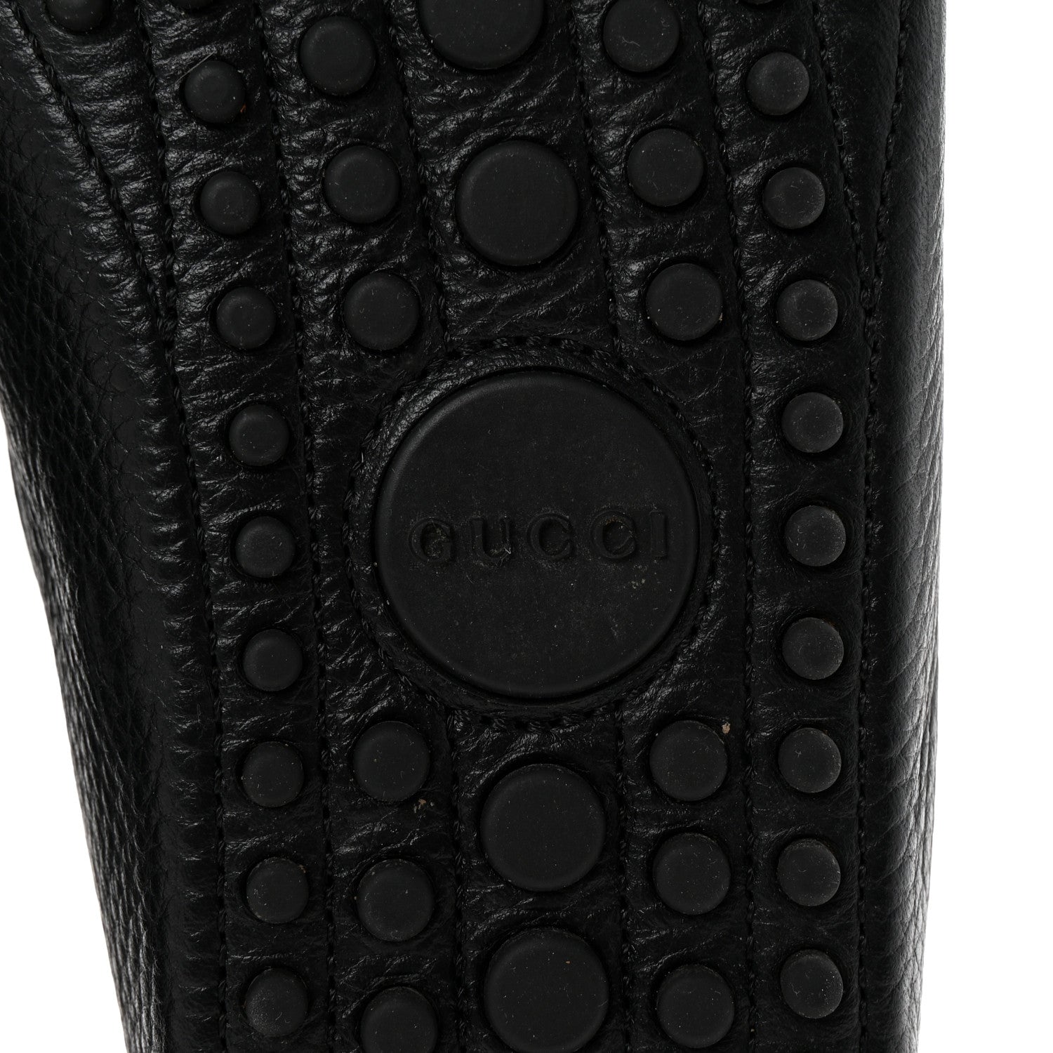 Gucci Road Calfskin Web Mens Horsebit Driver Loafers 10 Black 7 of 9