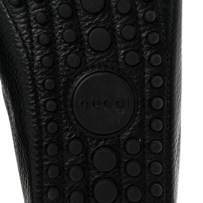 Gucci Road Calfskin Web Mens Horsebit Driver Loafers 10 Black 7 of 9