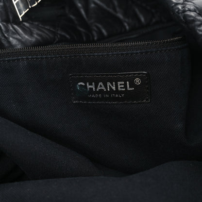 Chanel Aged Calfskin Large Reissue Drawstring Tote Black 6 of 11