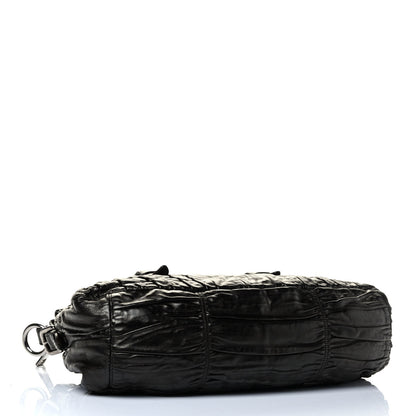 Prada Nappa Gaufre Tote Black 3 of 4