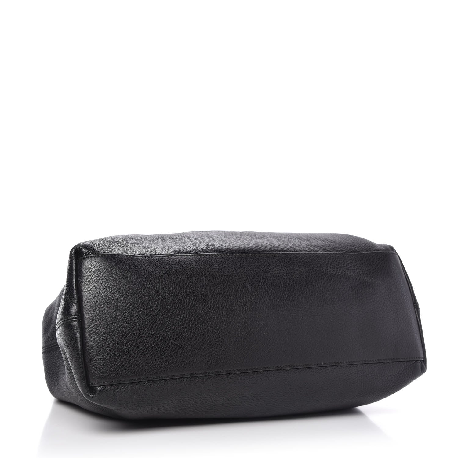 Gucci Pebbled Calfskin Medium Soho Chain Shoulder Bag Black 4 of 10