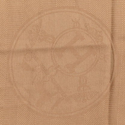 Hermes Cashmere Silk New Libris Poncho Kraft 4 of 4
