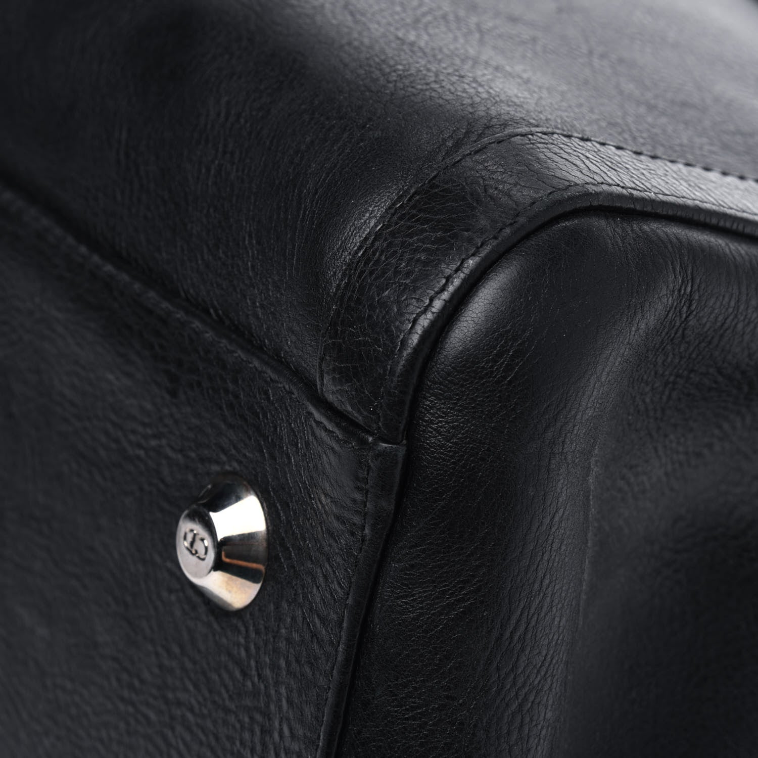 Christian Dior Calfskin CD Tote Black 15 of 23