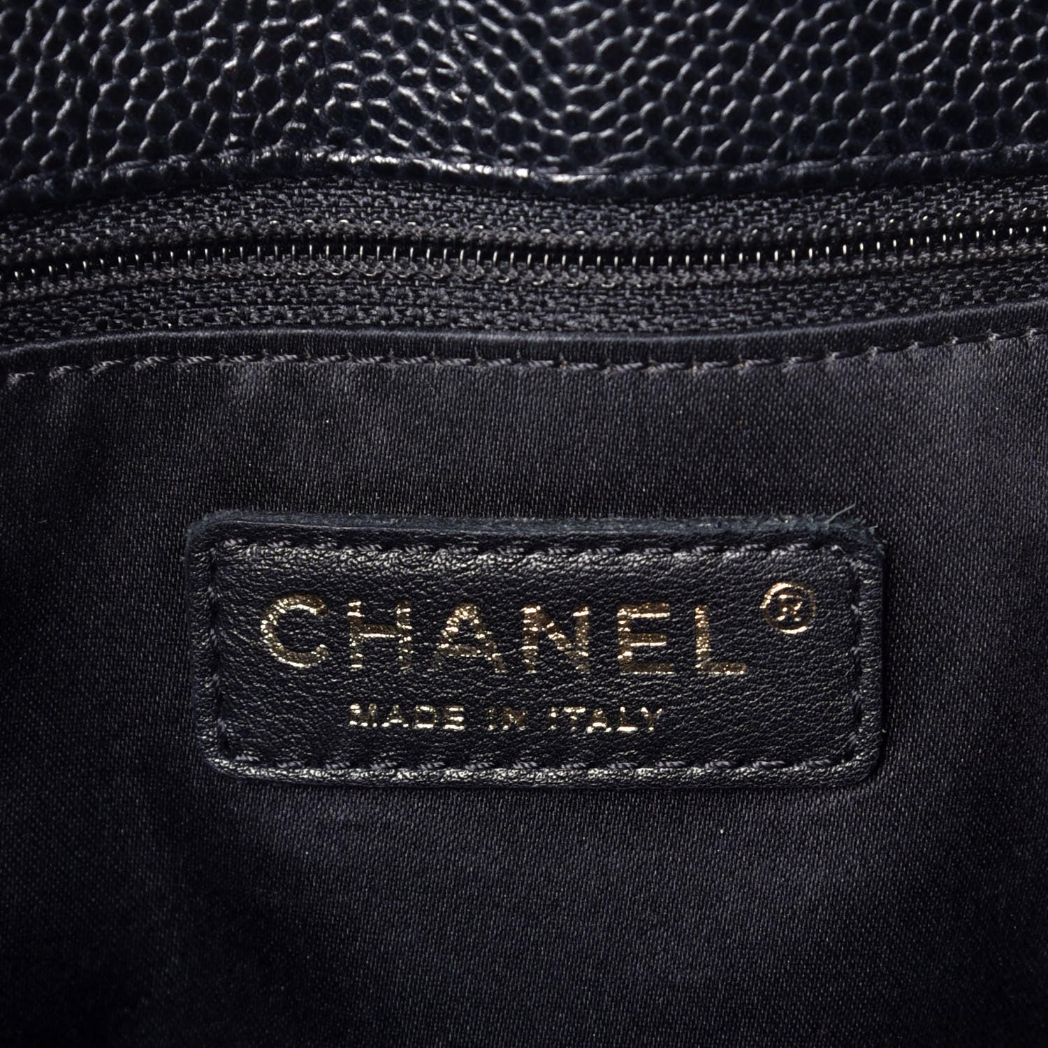 Chanel Caviar Quilted Grand Shopping Tote GST Black 6 of 10