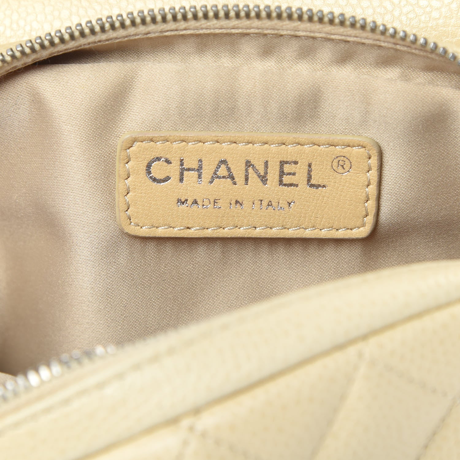 Chanel Caviar Quilted New Mini Flap Beige Clair 7 of 15