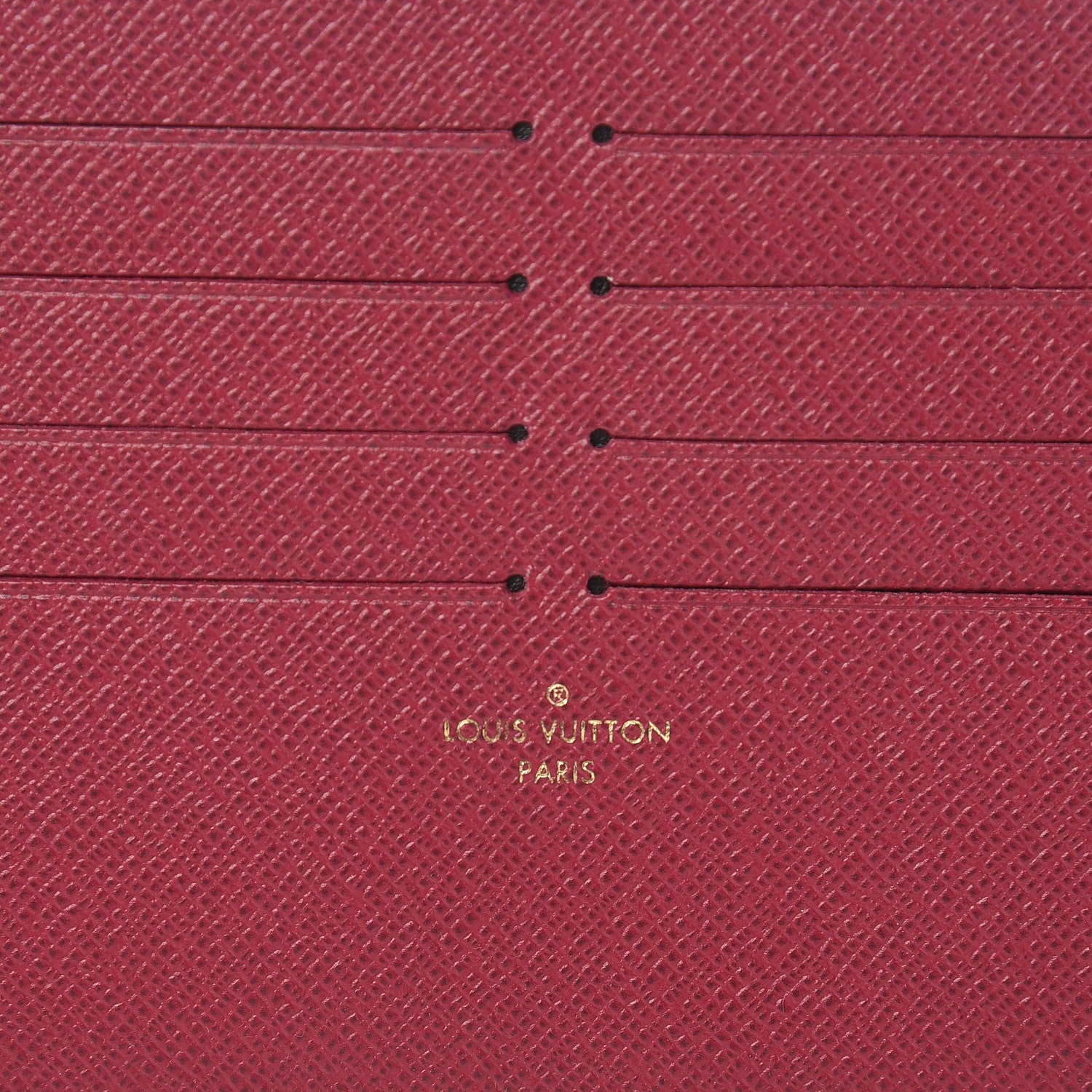 Louis Vuitton Calfskin Felicie Card Holder Insert Fuchsia 6 of 6