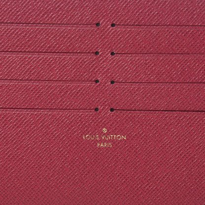 Louis Vuitton Calfskin Felicie Card Holder Insert Fuchsia 6 of 6