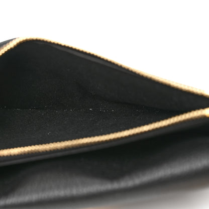 Louis Vuitton Calfskin Lockme Phone Chain Pouch Vanille Black 7 of 11