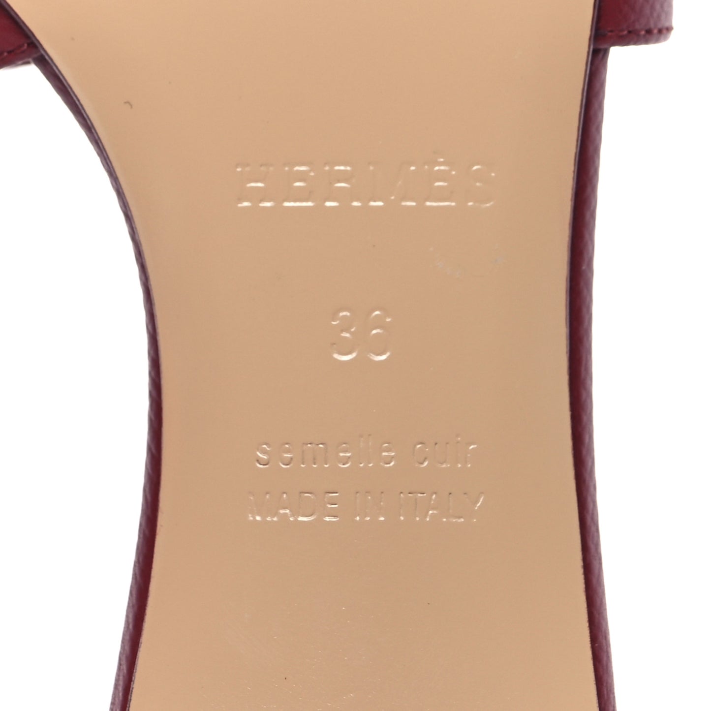 Epsom Oasis Sandals 36 Rouge H