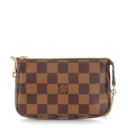 Louis Vuitton Damier Ebene Mini Pochette Accessories 1 of 7