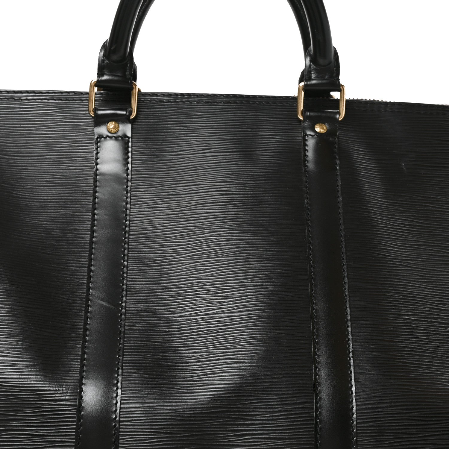 Louis Vuitton Epi Keepall 50 Black 6 of 9
