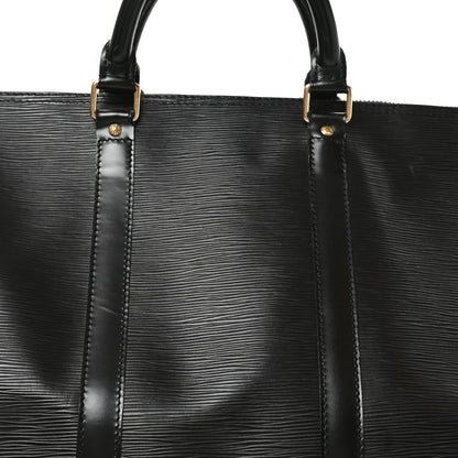 Louis Vuitton Epi Keepall 50 Black 6 of 9