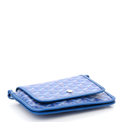Goyard Goyardine Plumet Wallet Clutch Sky Blue 4 of 9