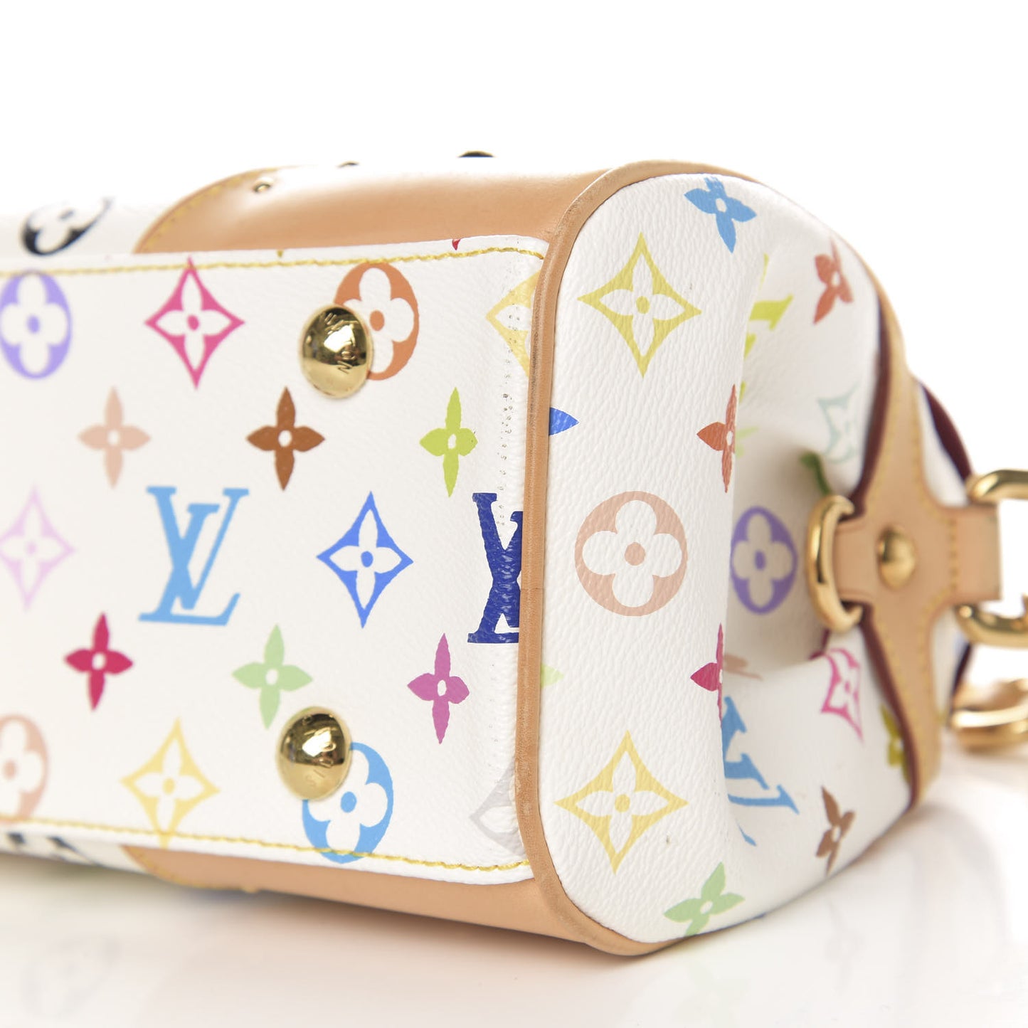 Monogram Multicolor Beverly MM White