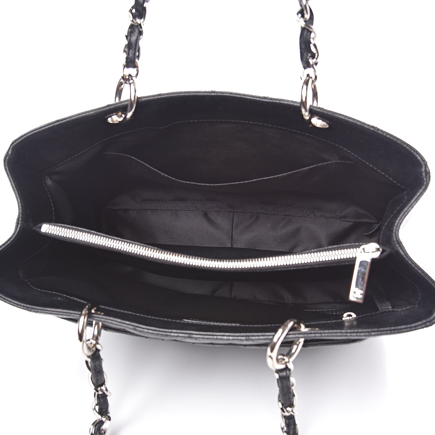 Chanel Caviar Quilted Grand Shopping Tote GST Black 5 of 12