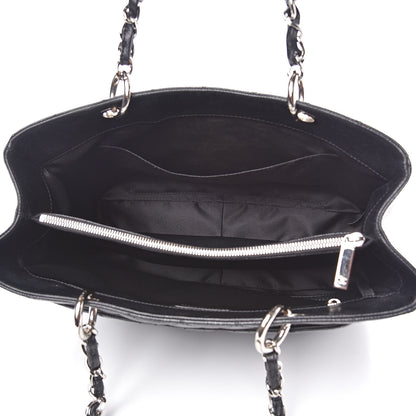 Chanel Caviar Quilted Grand Shopping Tote GST Black 5 of 12
