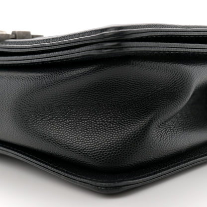 Chanel Caviar Quilted Medium Boy Flap Black 10 of 10