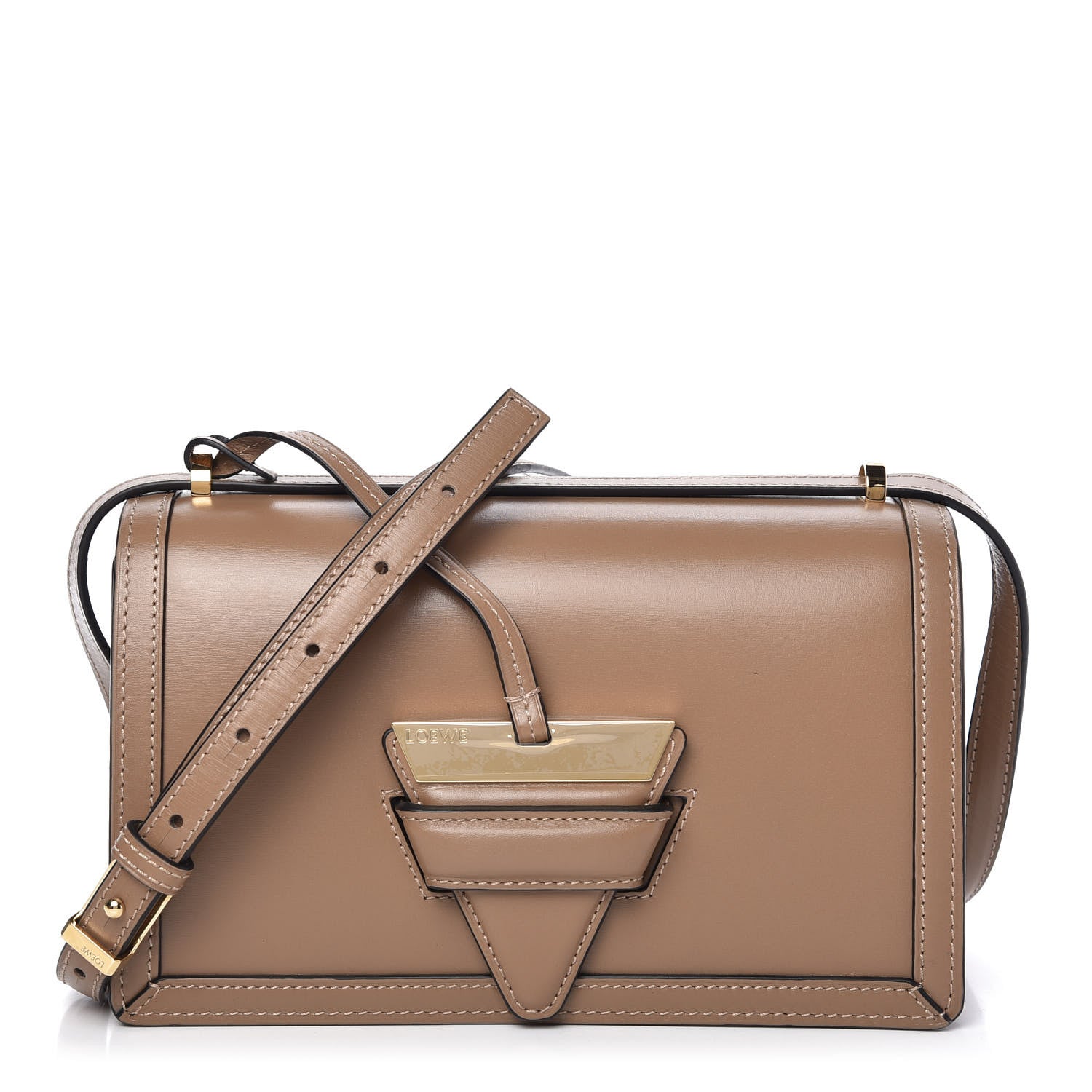 Loewe Calfskin Medium Barcelona Shoulder Bag Mink 3 of 9