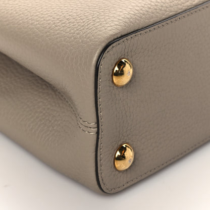 Louis Vuitton Taurillon Capucines BB Galet 8 of 9