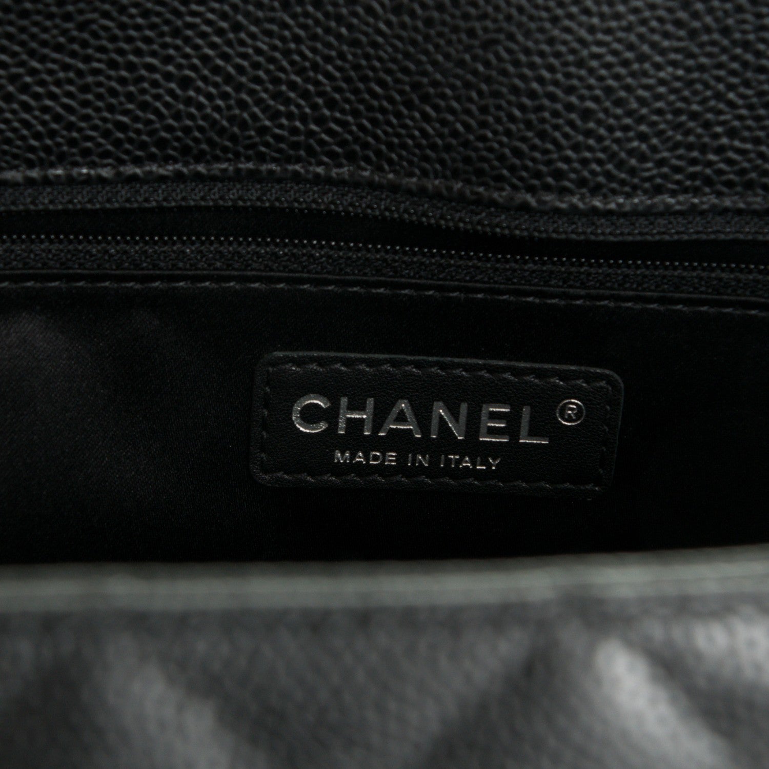 Chanel Caviar Quilted Grand Shopping Tote GST Black 6 of 7