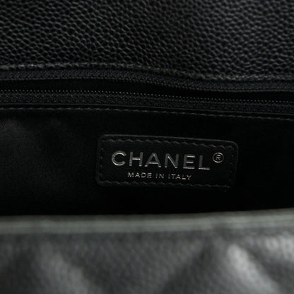 Chanel Caviar Quilted Grand Shopping Tote GST Black 6 of 7