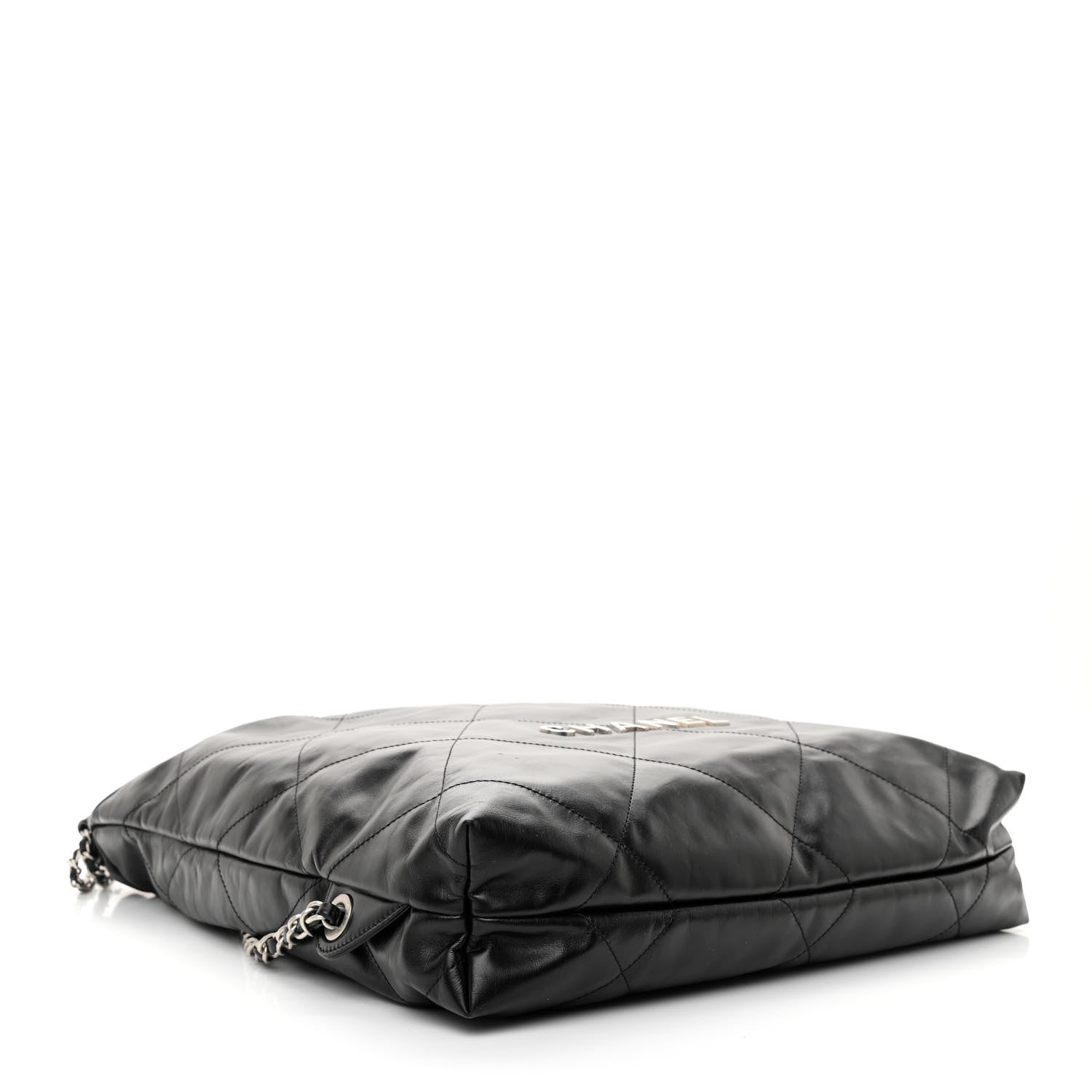 Chanel Shiny Calfskin Quilted Chanel 22 Backpack Black 4 of 10