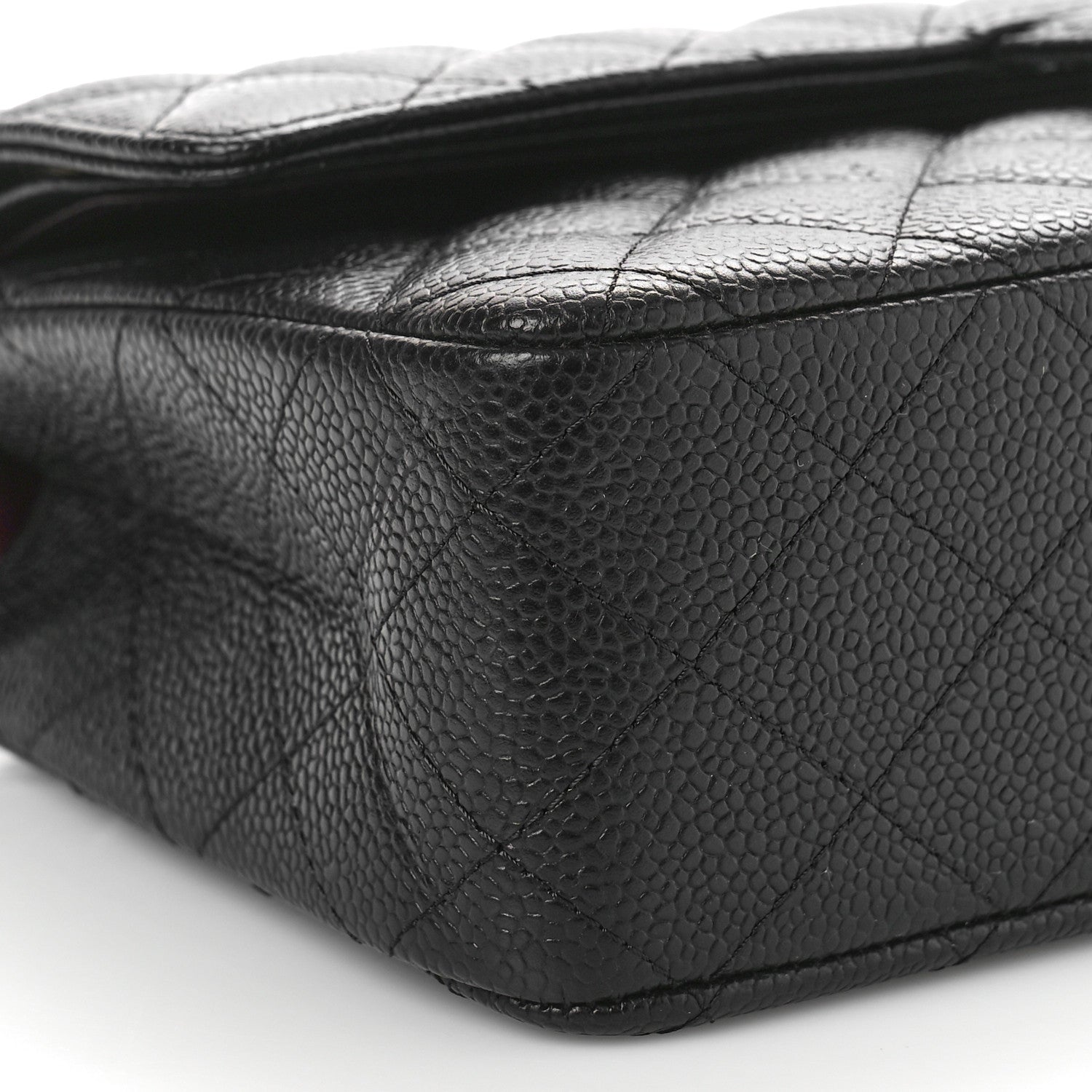 Chanel Caviar Quilted Medium Double Flap Black 9 of 11