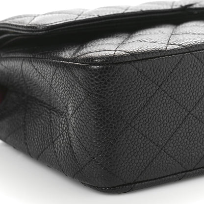 Chanel Caviar Quilted Medium Double Flap Black 9 of 11